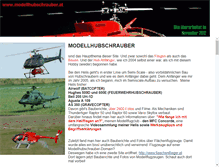 Tablet Screenshot of modellhubschrauber.at